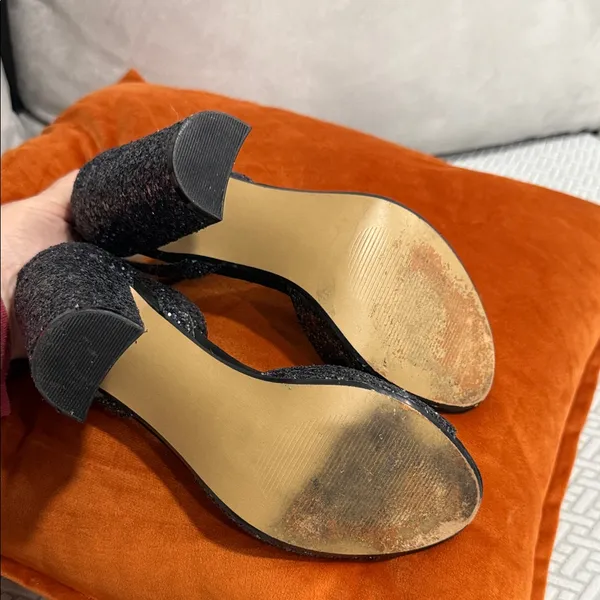 Betsey Johnson Sparkling Black Heels - Image 10