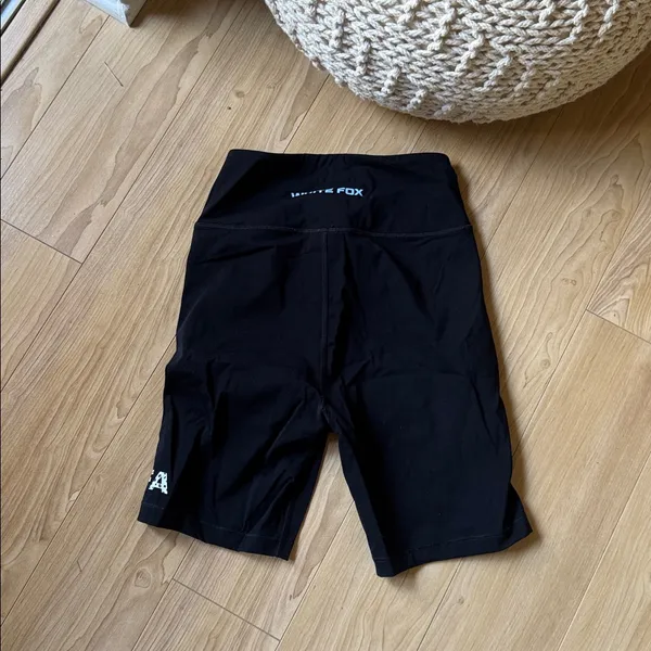 White Fox Boutique Black Bike Shorts - Image 3