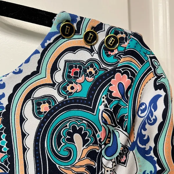 Charter Club Multicolor Paisley Top - Image 6