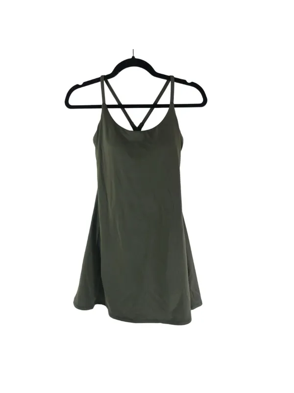 Halara SoftlyZero Plush Active Dress-Longer Length-Easy Peezy Edition Green XS - Image 4