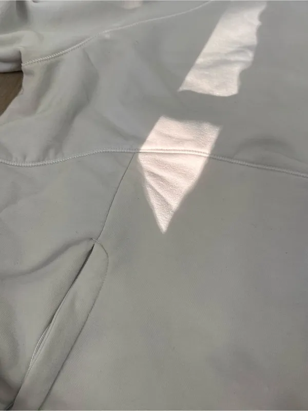 Athleta White Funnel Neck Pullover Sweatshirt - Image 4