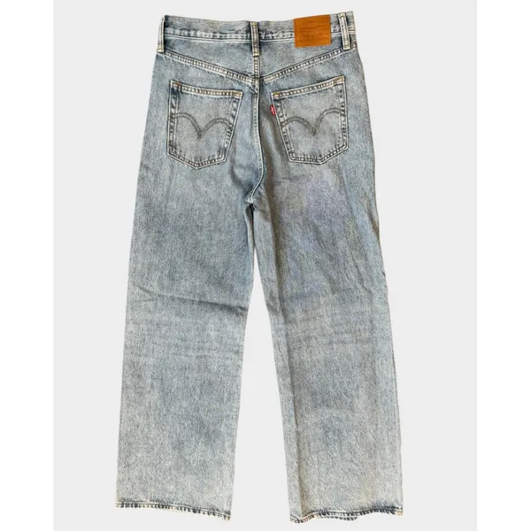 Levi's Ribcage High Waist Wide Leg Jeans Size 28 - Image 5