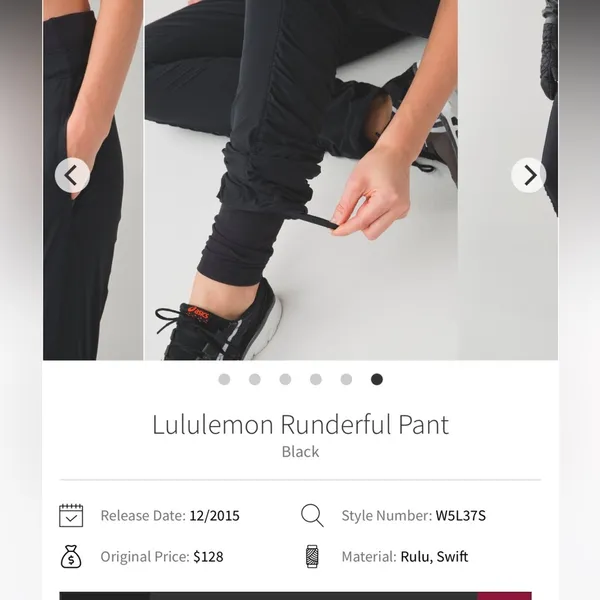 Lululemon Runderful Pant - size 2 - Image 11