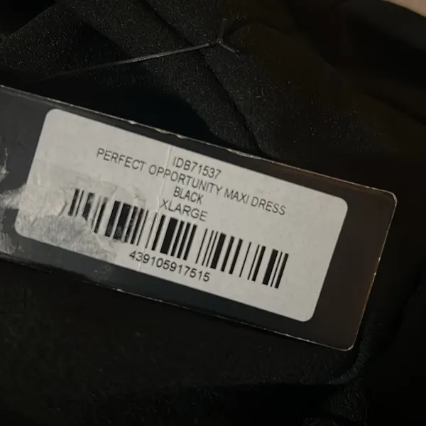 Lulus Perfect Opportunity Black Maxi Dress in Black, Size XL NEW w/Tag - Image 5