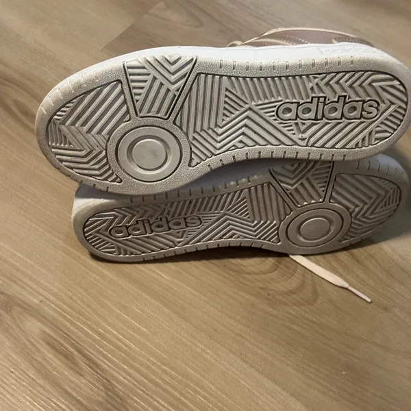 Adidas Hoops 3.0 Low Rose Gold 6.5 Women Metallic Sneakers Casual - Image 9