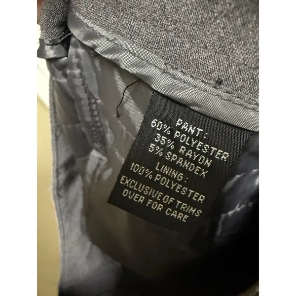 A. Byer Cambridge Gray Stretch Dress Pants Juniors Size 5 Straight Leg - Image 5
