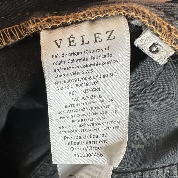 Velez Wide Leg Jeans Women’s 6 Washed Black Y2K Grunge Skater Streetwear Goth - Image 6