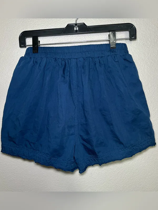 Free People Day To Day Blue Cotton Blend Loungewear Boxer Shorts Women’s Size XS - Image 6