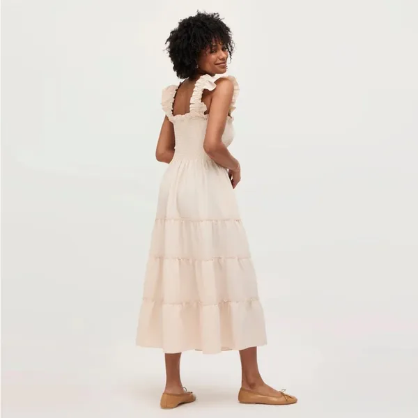 Hill House The Ellie Nap Dress - Sand Crepe - Image 2