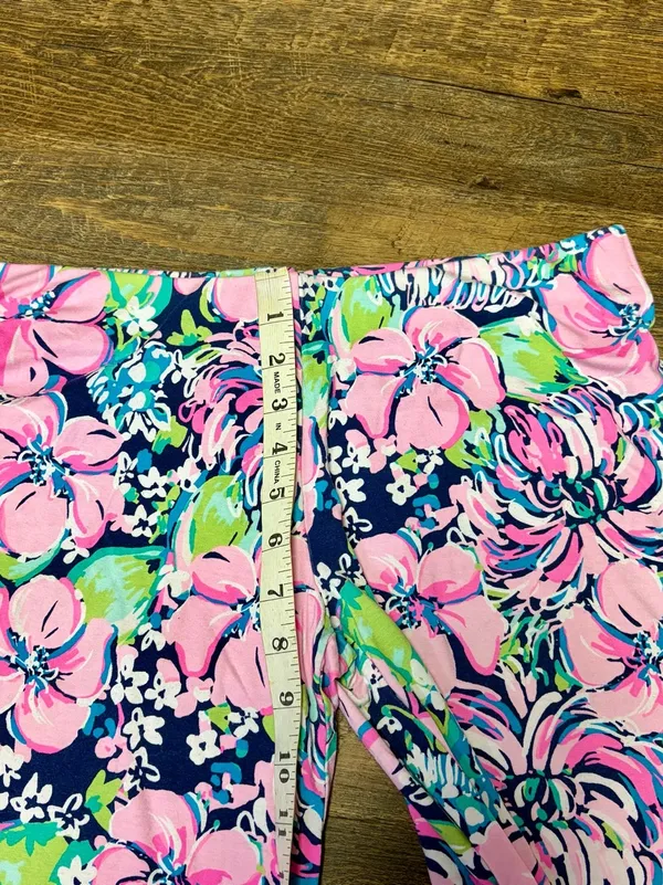 Lilly Pulitzer Georgia May Palazzo Wide Leg Pull On Pant High Tide Size Medium - Image 4