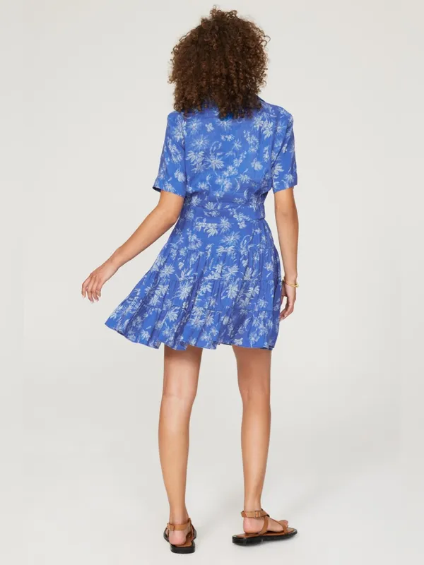 Sandro Pernille Tiered Linen Dress 36 - Image 3