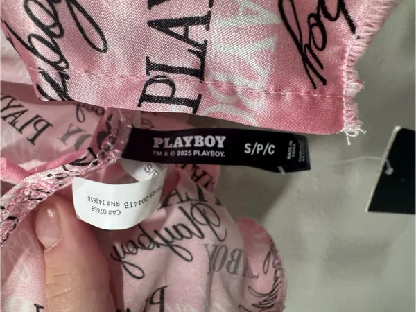 NWT Playboy Satin Babydoll Tank & Shortie Pajama Set - Image 6
