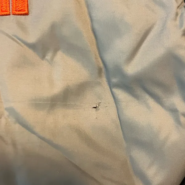 The North Face Reversible Primaloft Quilted Jacket Sz S‎ Gray W/Orange Accents - Image 14