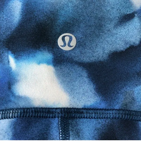 Lululemon Train Times Short 6” Inseam Mini Blush Blossom Alpine White Blue Sz 8 - Image 10