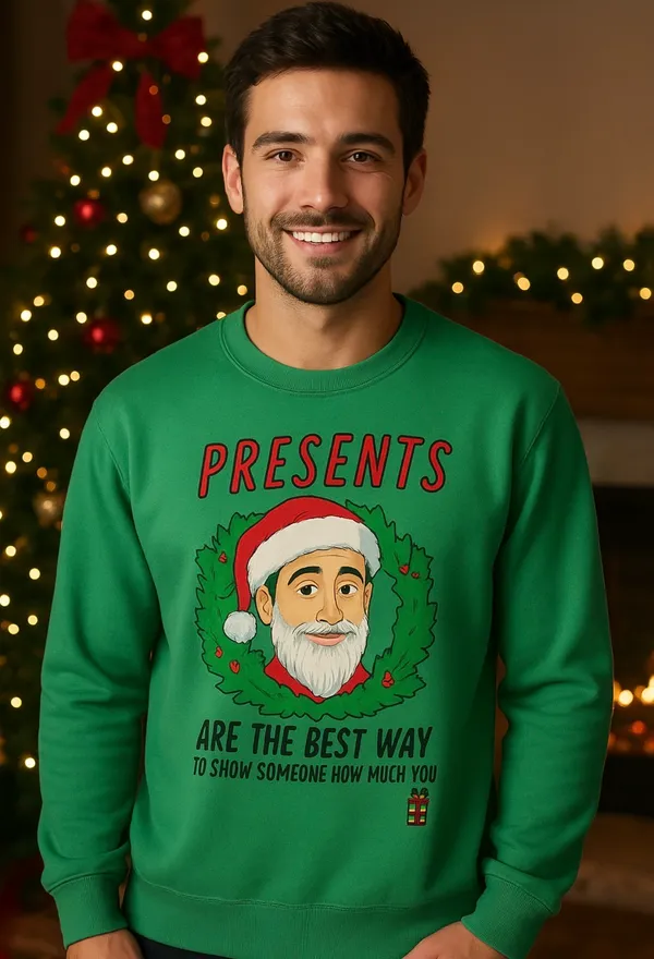“” Ugly Funny Christmas Sweater - Michael Scott - Image 2
