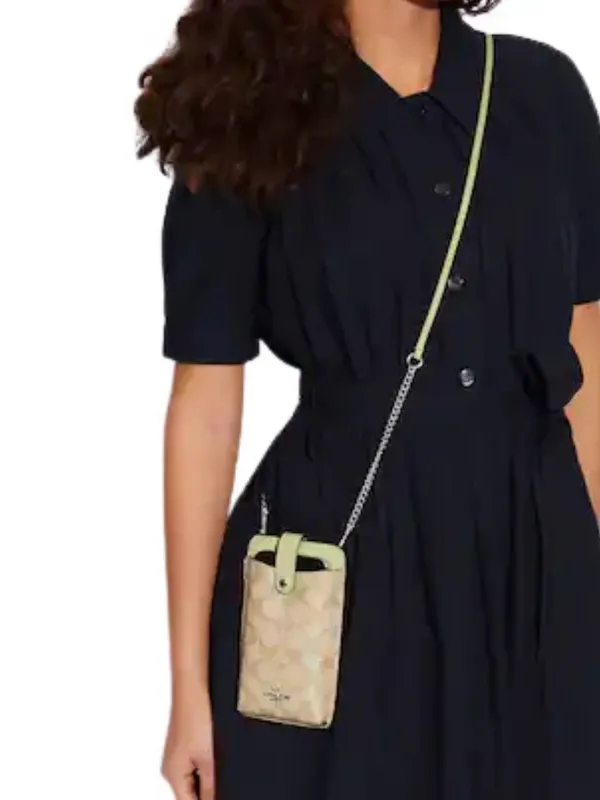 coach Phone Crossbody In Signature Canvas c7397 - Image 6