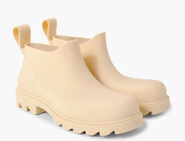 NEW Free People High Street Water Resistant Rain Boot (Women) 7M, PARCHMENT - Image 6