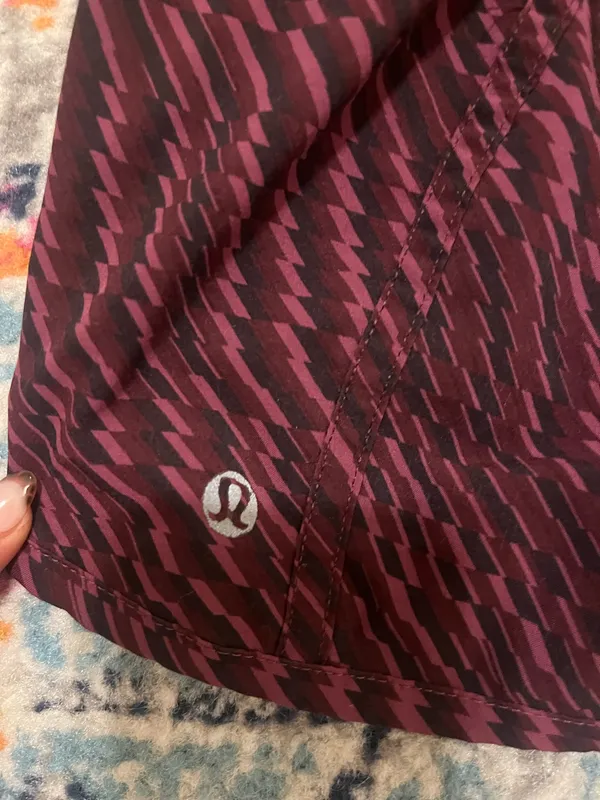 Maroon Lululemon Shorts  - Image 3