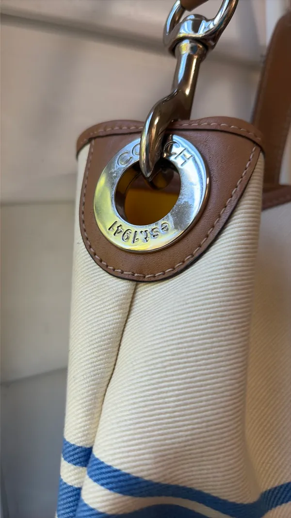 2014 Coach Hadley Variegated Duffel Bag w 2 Tags - Image 4