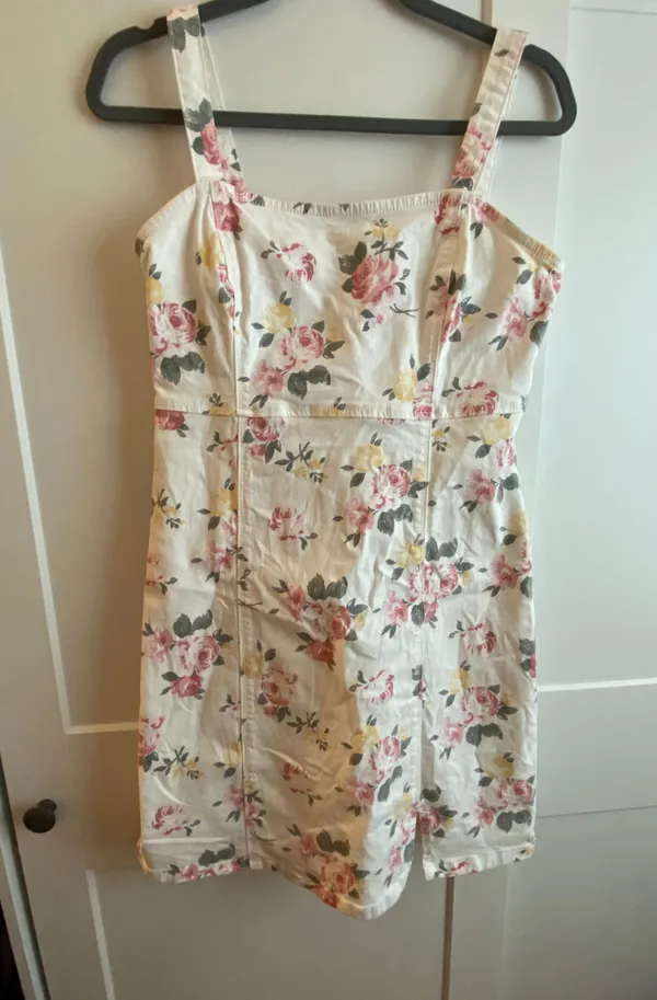 Floral Denim Dress - Image 2