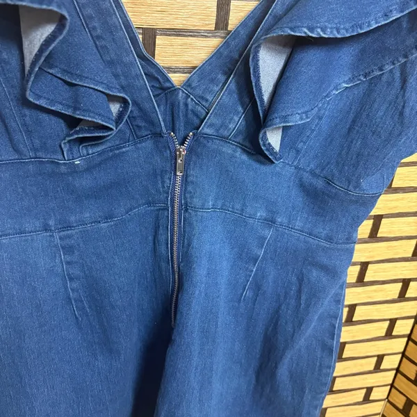 Perfectly Priscilla‎ Denim Dress Size XL - Image 5