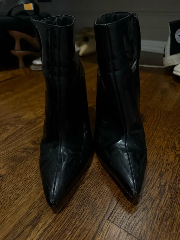 Women’s black ankle boots size 9 - Image 2