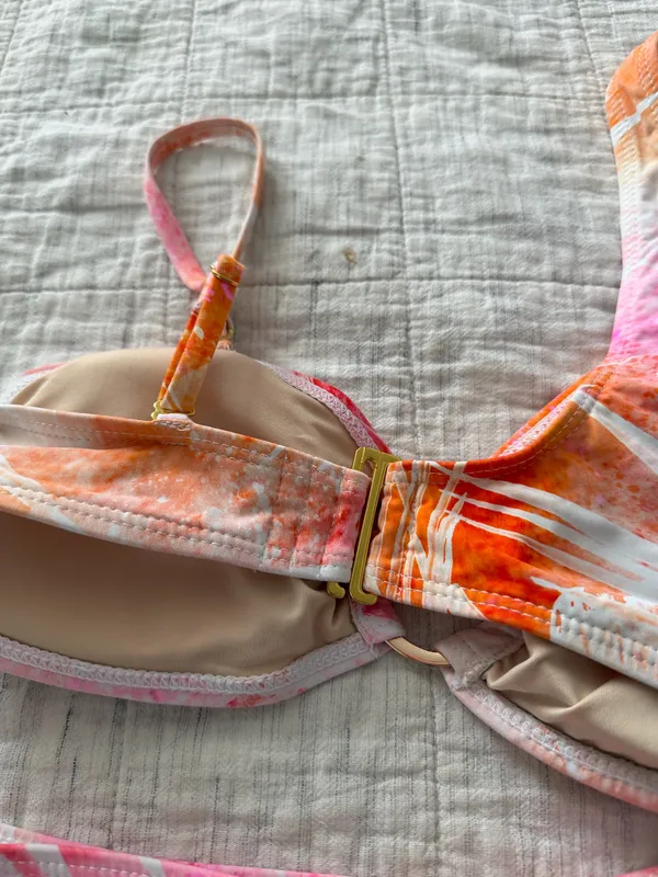 Nanamacs Cancun kisses asymmetric palm print bikini - Image 6
