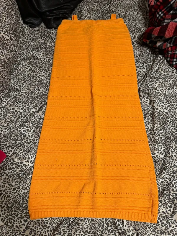Orange Knitted Set - Image 4