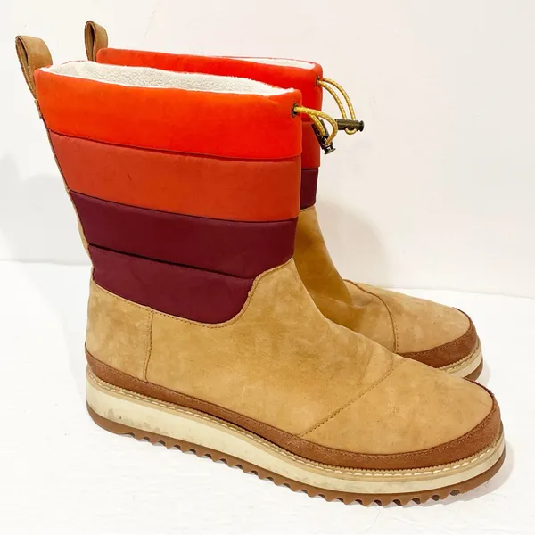 Toms Women’s Size‎ 9.5 Quilted Multicolor McKenna Winter Boots - Image 3