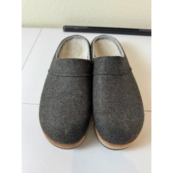 Merrell Juno Clog Wool Women Size‎ 9 Charcoal Grey Cozy Warm Minimalist Shoes - Image 3