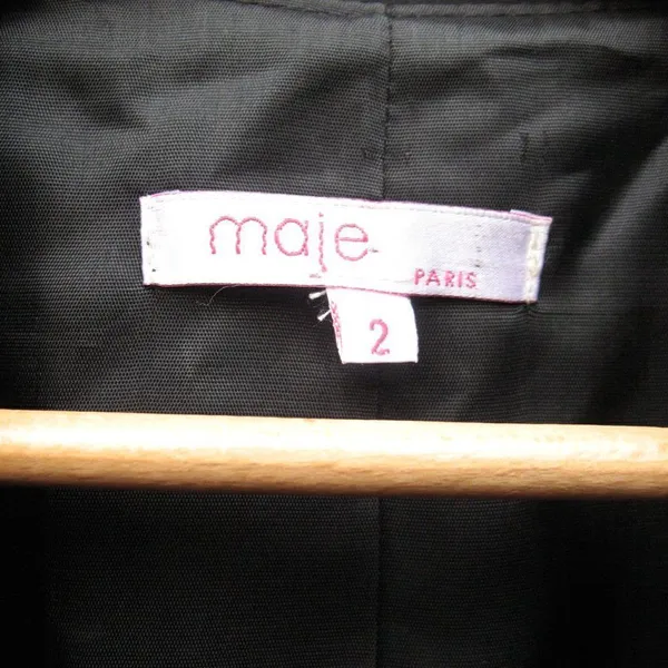 Maje Double Breasted Trench Jacket - Image 7
