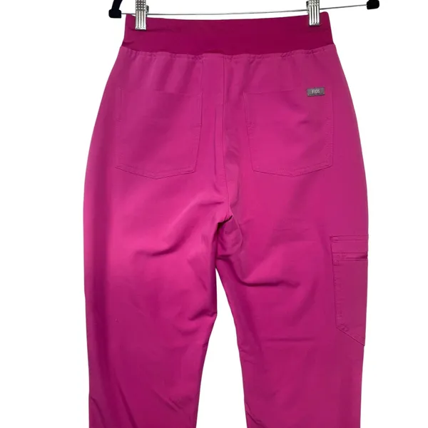 Figs Technical Collection Zamora Jogger Scrub Pants Pink XS W22SW2012 Womens - Image 8