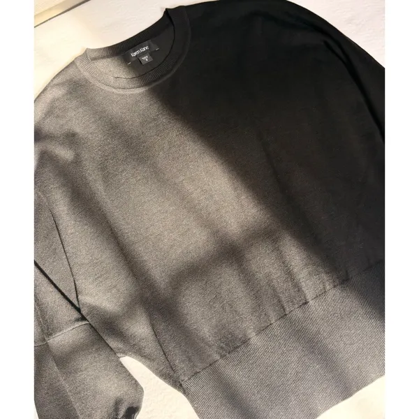 NWT Karen Kane Black Rosy Rebel Dolman Sleeve Sweater Sz S Relaxed Fit Crew Neck - Image 5