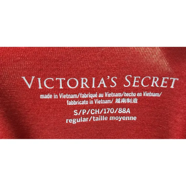 Victoria's Secret Red Polka Dot‎ Long Sleeve Pajama Top Sleep Shirt - Image 3