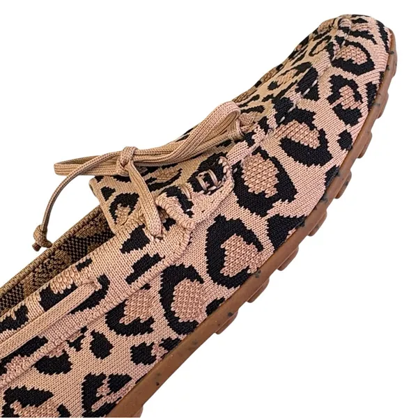VIVAIA Jackie Square Toe Loafers Animal Print Size 9.5 Slip On Flats - Image 9