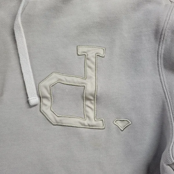 Diamond Supply Co. Womens Hoodie Size M Gray Colorblock Drawstring Pullover - Image 10