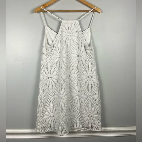 Lilly Pulitzer Dusk Dress Resort White Delray Diamond Lace Size small - Image 5