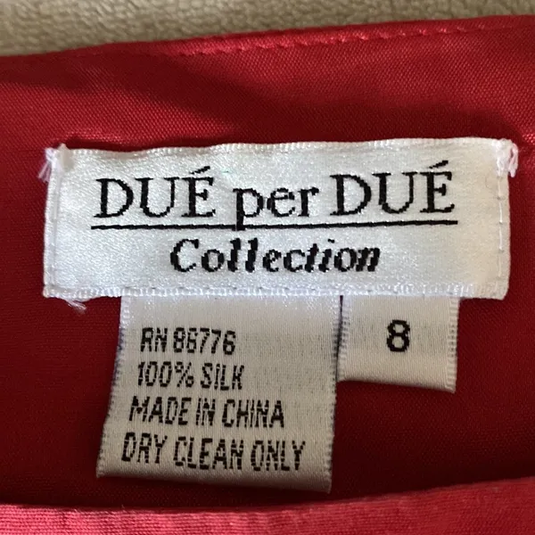 Due per Due Collection Patchwork Wrap Skirt and Top Size 8 - Image 5