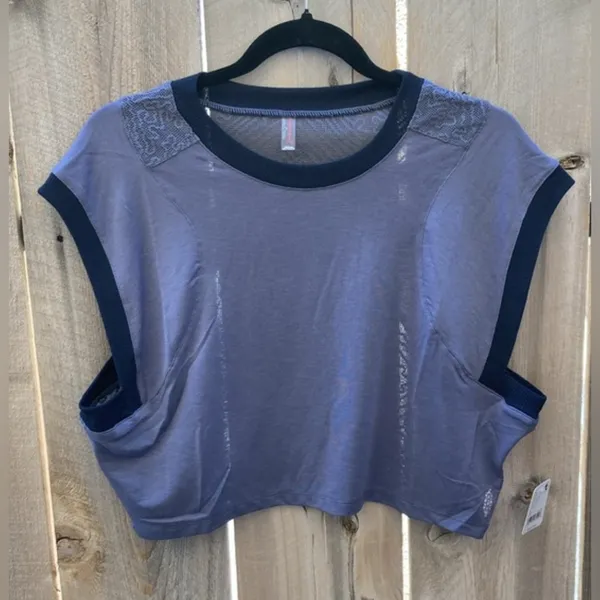 NWT Free People Movement Good Sport Tee In Nightshade MSRP $68 - Image 4