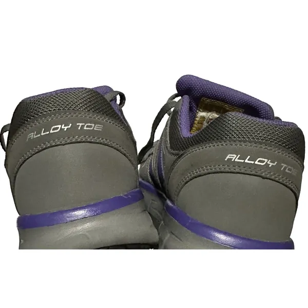 Skechers Women's Work Synergy Sandlot (761) Gray/Purple Size 8‎ 1/2 - Image 9