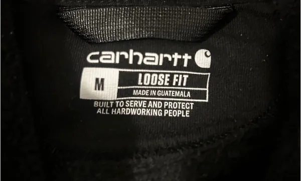 Black Carhartt sweatshirt - Image 3