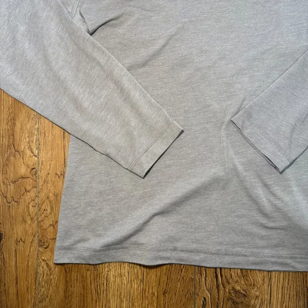Primease Gray Lightweight Long Sleeve Hoodie Casual Pullover Women‎ M Activewear - Image 6