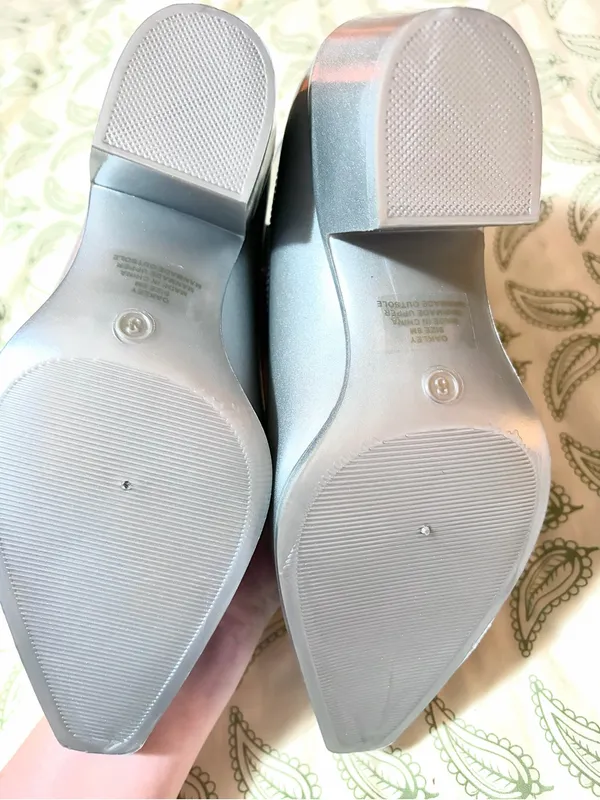 Beach by Matisse Oakley Water Resistant Western Rain Boot Metallic Silver 8 NIB - Image 14