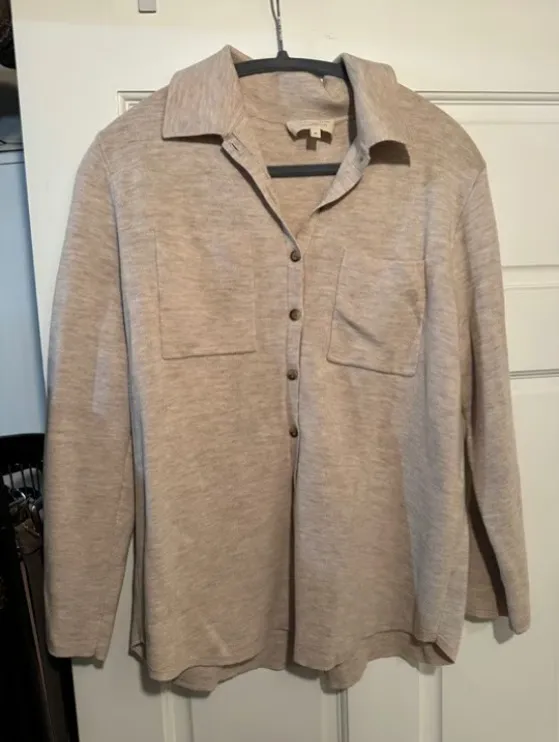 SEZANE Emily Cardigan Sweater Top Shirt Blouse Size M Medium - Image 4