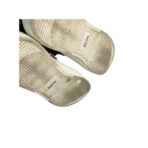 GIANNI BINI Kophie Patent Crinkle Rhinestone Buckle High Top Sneakers‎ Size 6 - Image 5