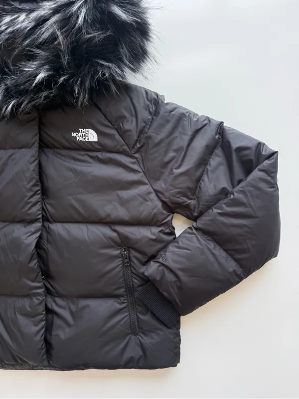 The North Face Dealio Down Crop Jacket Black Size Medium - Image 4