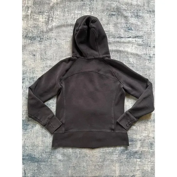 Lululemon Black Light Cotton Fleece Scuba Hoodie Size 12 Style: W4AWMS - Image 2