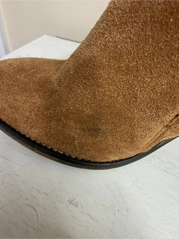Mark Jenkins OTK Tan Suede Boot 9 - Image 14