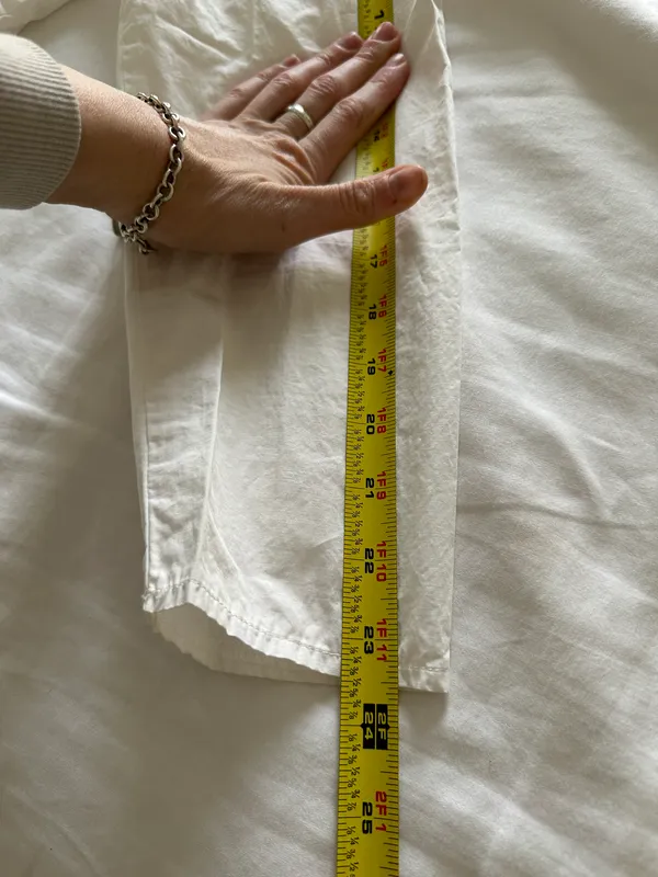 poplin v neck button smock dress size 12 - Image 6