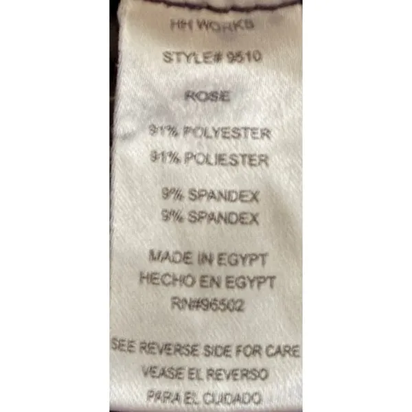 HH Works by Healing Hands Women's Black Stretch Maturity Scrub Pants Size L - Image 5